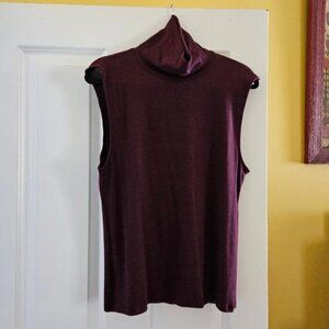 Vince Sleeveless Turtleneck XL New